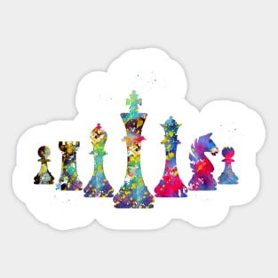 Chess pieces Sticker